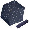 Fiber Havanna Timeless Blue Dots dámský skládací deštník  Doppler