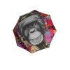 Modern Art Monkey dámský holový vystřelovací deštník  Doppler