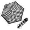 Fiber Havanna Black&White dámský skládací deštník  Doppler