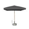 Gastro Magic Junior Alu Wood zahradní slunečník 240 x 240 cm antracit  Doppler