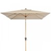 ALU WOOD zahradní slunečník 210 x 140 cm béžová  Doppler