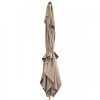 ALU WOOD zahradní slunečník 210 x 140 cm béžová  Doppler