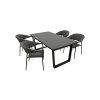 LIVORNO MELIA LIKA-TEX® zahradní sedací souprava 4+1 antracit  Doppler