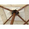 Gastro Magic Junior Alu Wood přírodní zahradní slunečník 200 x 200 cm  Doppler